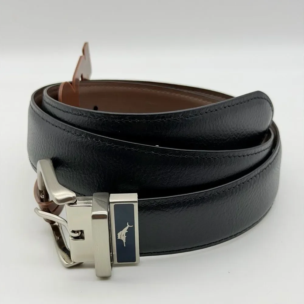 NWT Tommy Bahama Men’s Coated Leather Belt 30-32